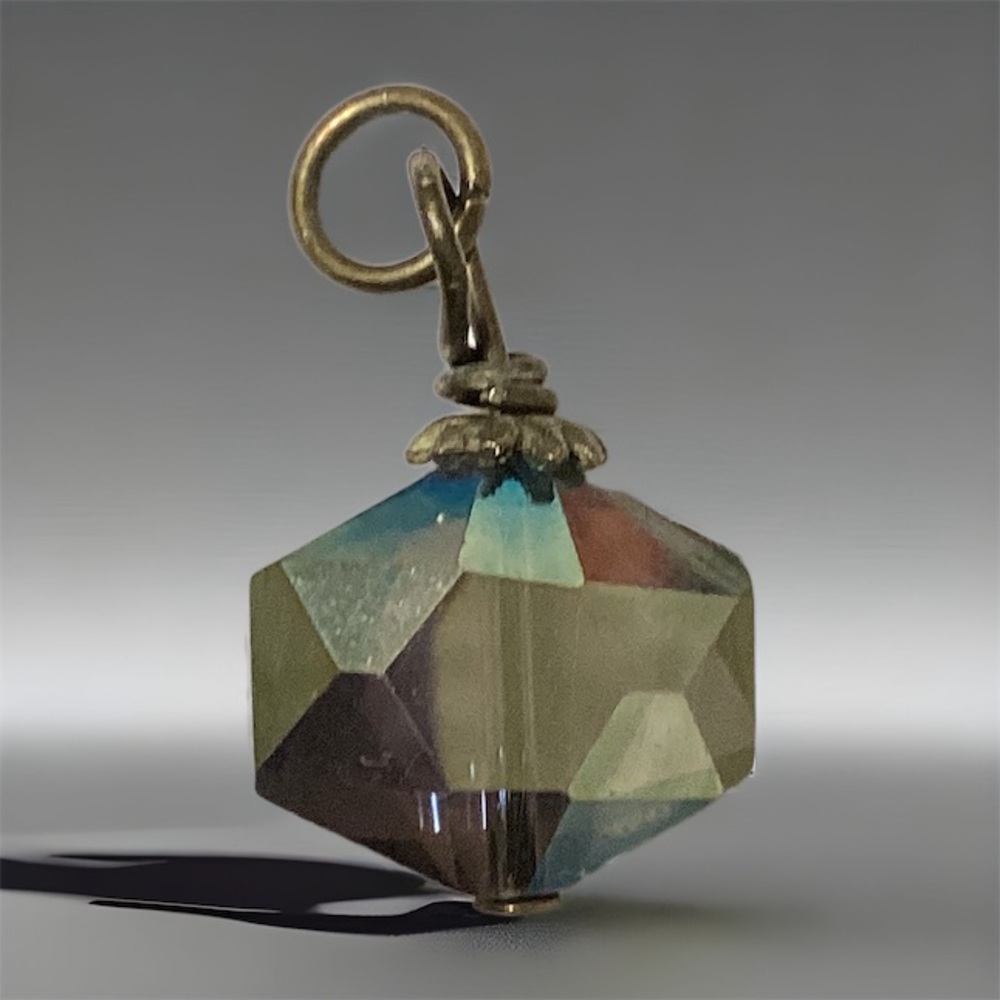 Glass bead charm